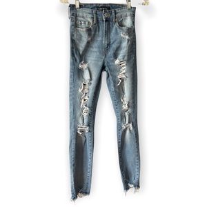 Aeropostale Super High Rise Cropped Ankle Jegging